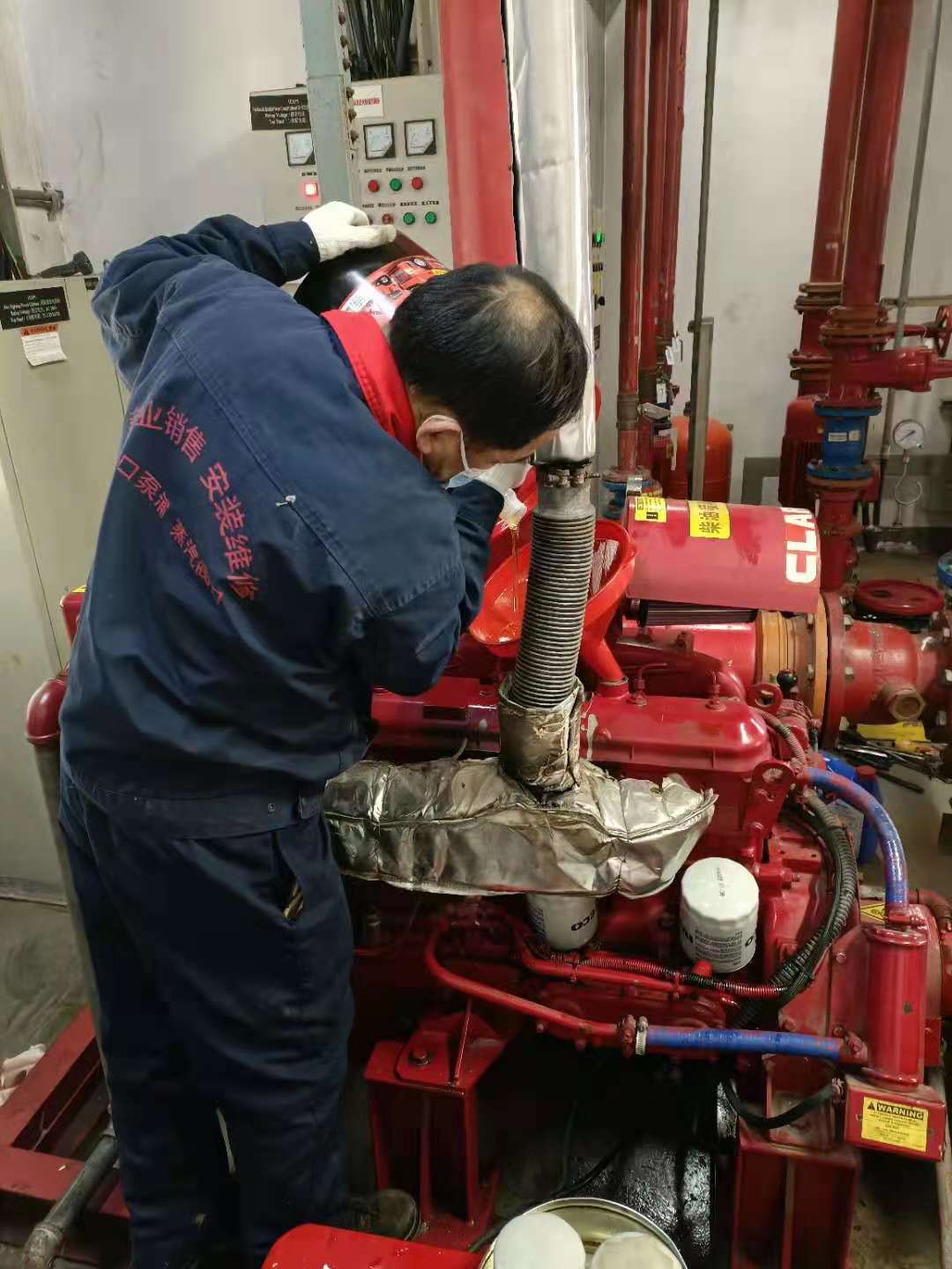 飞利浦柴油消防泵维保加油